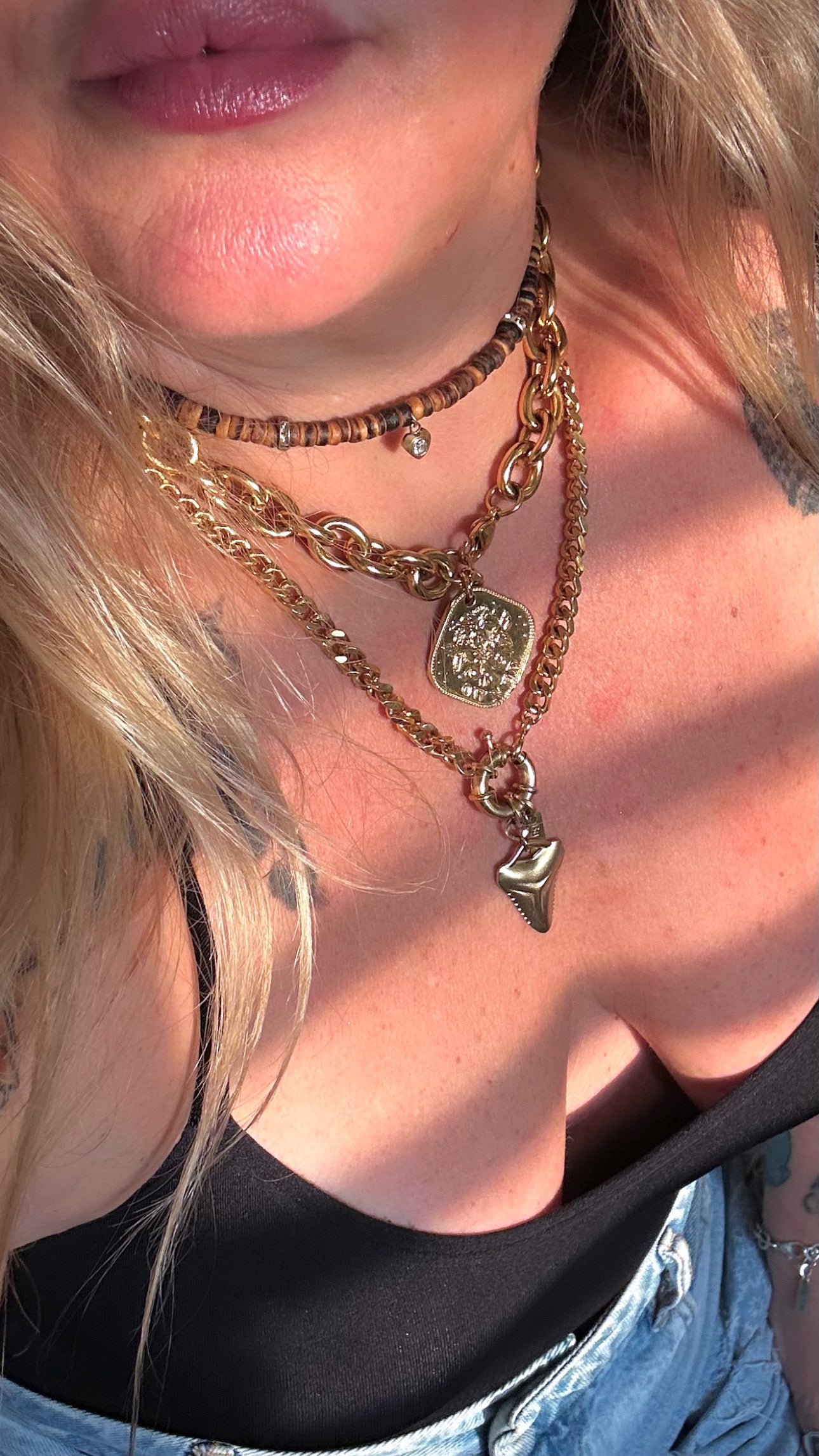 שרשרת GOLD SHARK